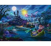 Schmidt Spiele 58046 Disney, Les Sauveteurs, Thomas Kinkade, Puzzle 1000 pièces