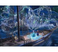Schmidt Spiele 58052 Puzzle 1000 pièces Disney Frozen Love and Magic Thomas Kinkade