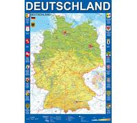 Schmidt Spiele - 58287 - Carte De l'Allemagne, 1000 Pcs, Noir