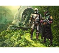 Schmidt Spiele 58432 Puzzle Thomas Kinkade The Mandalorian, Brothers in Arms, 1000 pièces