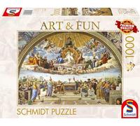 Schmidt-Spiele – Puzzle 1000 pièces – La Dispute du Saint-Sacrement 2024 – Art & Fun G