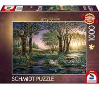 Schmidt Spiele 58546 Puzzle de 1000 pièces Terry Redlin Matin Magie sur l'étang
