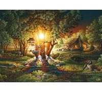 Schmidt-Spiele Puzzle 58547 Brillance printanière Magnifique Terry Redlin – 1000 pièces