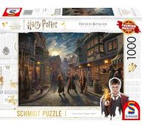 Schmidt Spiele 58548 Wizarding World, Harry Potter, Diagon Alley, Thomas Kinkade, Puzzle 1000 pièces, Multicolore