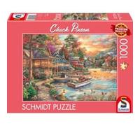 Schmidt-Spiele Puzzle 58553 Chuck Pinson — Ufer im Abendgold — 1000 pièces