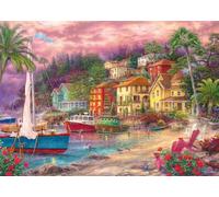 Schmidt-Spiele - Puzzle 58556 Chuck Pinson - Magie côtière - 1000 pièces - Jaune G