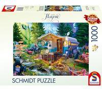 Schmidt Spiele 58575 Jeff Haynie, avec la Caravane dans Les Montagnes, Puzzle 1000 pièces