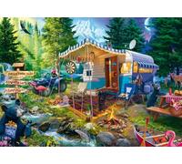 Schmidt Spiele 58575 Jeff Haynie, avec la Caravane dans Les Montagnes, Puzzle 1000 pièces