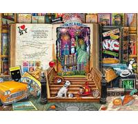 Schmidt-Spiele Puzzle Souvenirs de New York – Aimee Steward – 1000 pièces – Dès 12 ans