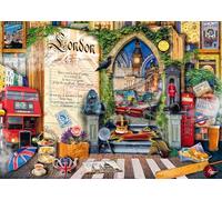 Schmidt Spiele 58606 Souvenirs de Londres, Aimee Steward, Puzzle 1000 pièces
