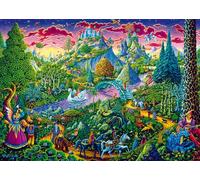 Schmidt Spiele 58612 Fantastique Monde des Contes de Fées Michael Fishel Puzzle 1000 pièces en Carton d'herbe