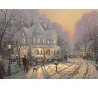 Schmidt-Spiele Puzzle Jours de Noël festifs – Thomas Kinkade – 1000 pièces