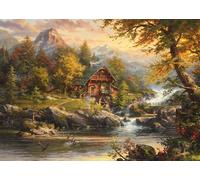 Schmidt Spiele 58639 Puzzle Maison d'été Blend COTA 1000 pièces en Carton d'herbe