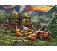 Schmidt Spiele 58660 Wizarding World Harry Potter Hagrid's Hat Thomas Kinkade Puzzle 1000 pièces