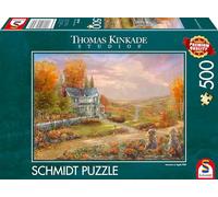 Schmidt Spiele 58795 Automne à Apple Hill, Thomas Kinkade, Puzzle 500 pièces
