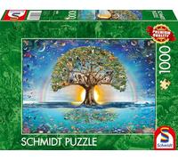 Schmidt Spiele 58865 La Magie de l'arbre de Vie, Puzzle 1000 pièces