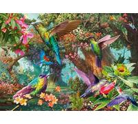 Schmidt Spiele 58869 Jeu de Couleurs des colibris, Puzzle 1000 pièces