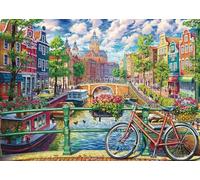 Schmidt Spiele 58877 La Magie du Canal d'Amsterdam, Puzzle de 1000 pièces