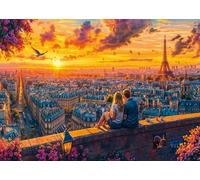 Schmidt Spiele 58885 Murmures sur Un Toit Parisien, Puzzle de 1000 pièces