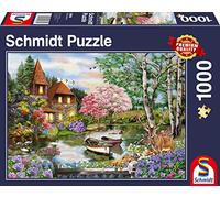 Schmidt Spiele 58985 Maison sur Le lac, Puzzle de 1000 pièces
