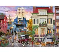 Schmidt-Spiele Puzzle 58989 Navire dans le Port – 1000 pièces