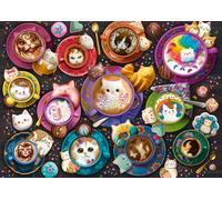 Schmidt-Spiele Puzzle 59707 Chaton à la Latte Art 500 pièces Multicolore