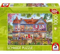 Schmidt Spiele 59709 - Puzzle de 1000 pièces - Maison au Printemps - Multicolore
