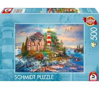 Schmidt Spiele 59716 Phare sur Le Rocher, Puzzle de 500 pièces