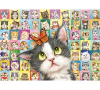 Puzzle 1000 pièces : Mimique de chat G