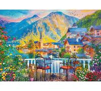 Schmidt Spiele 59766 - Puzzle coloré de Hallstatt 1000 pièces