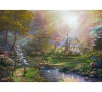Schmidt Spiele 59776 Thomas Kinkade, La fête des mères Parfaite, Puzzle 1000 pièces