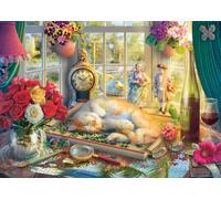 Schmidt-Spiele Puzzle 59789 – 1000 pièces, chat multicolore