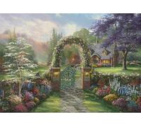Schmidt Spiele 59940 Thomas Kinkade Hummingbird Cottage 1000 Piece Jigsaw Puzzle