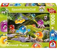 Schmidt Spiele 59942 Puzzle Spacebubble Club Arrivée dans la forêt de Mousse, 1000 pièces