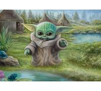 Schmidt-Spiele Puzzle Thomas Kinkade Disney Star Wars The Mandalorian Childs Play 1000 pièces