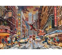 Schmidt Spiele 59959 Deadpool, Snow Day, Marve,l Thomas Kinkade, 1000 Teile Puzzle