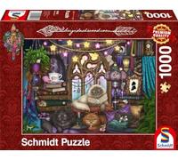 Schmidt Spiele 59990 Brigid Ashwood Après-Noon Tea avec Chats Puzzle 1000 pièces Normal