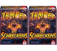 Schmidt Spiele 75046 Jeu de Cartes Temple de la Terreur (Lot de 2)