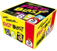 Schmidt Spiele 78810 Fast Blast Jeu de Cartes Familial, Multicolore