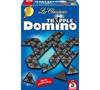 Schmidt Spiele 88100 Classic Line, Triple Domino, avec de Grandes pièces de Jeu