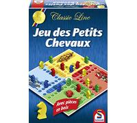 Schmidt-Spiele Jeu de société Les Classiques Jeu des Petits Chevaux 4 joueurs Multicolore