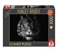 Schmidt-Spiele Puzzle Wilderness Tiger - Sous le Signe de la Liberté - Ashley Wheels - 1000 pièces