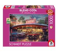 Schmidt Spiele Puzzle American Diner 58637 - Blend COTA - 1000 pièces (Carton d'herbe)
