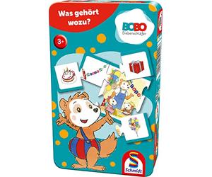 Schmidt Spiele Bobo 51442 Dormouse What is What, Bring Me with Game in The Metal Tin Tin Multicolore