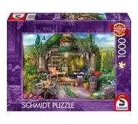 Schmidt-Spiele Puzzle 59794 Le Bonheur de la Maison de Jardin dans les vignes 1000 pièces
