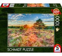 Schmidt Spiele Bruyère au coucher du soleil, puzzle 1 000 pièces