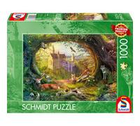 Schmidt-Spiele Puzzle 58878 Le Château de Conte de fées dans la Forêt Magique – 1000 pièces