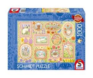 Schmidt Spiele Chats nobles en pleine floraison, Puzzle