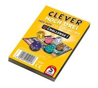 Schmidt-Spiele – Bloc de défis Clever Hoch Trois – Petit & fin – Lot de 12