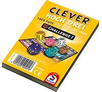Schmidt Spiele Clever Hoch Trois Lot de 12 Blocs de défis Petit & Fin